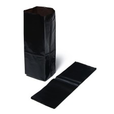 Package for seedlings, 10 l, 14 × 45 cm, polyethylene 120 μm thick, with perforation, black, Greengo