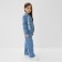 Children's costume with the basis (sweatshirt, trousers) KAFTAN Rabbit R.34 (122-128), blue