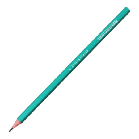 Pencil Chernographic Erichkrause "Prime", HB, Grifel D = 2.2 mm, hexagonal, in the box, green-5