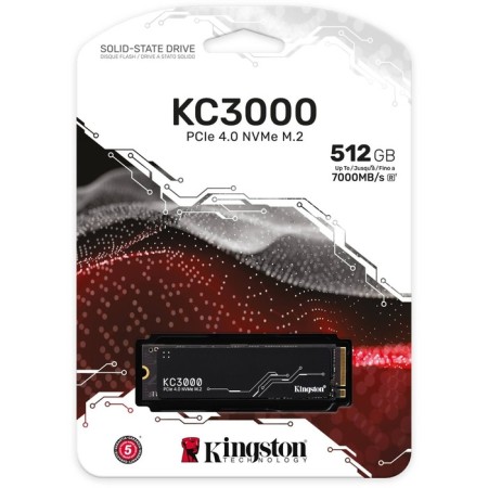 SSD Kingston PCIE 4.0 x4 512GB SKC3000S/512G KC3000 M.2 2280-2