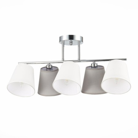 Ceiling EVOLUCE lamp. Sle300402-05. Prato. 5x40 watts, E14, 60x25x31.5 cm, chromium color-5