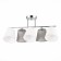 Ceiling EVOLUCE lamp. Sle300402-05. Prato. 5x40 watts, E14, 60x25x31.5 cm, chromium color