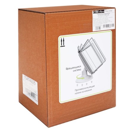 Demosystem of a desktop rotating on 10 panels A4 Calligrata, gray-9