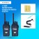 Set of radio spies, range up to 200 meters, without noise, work from the battery