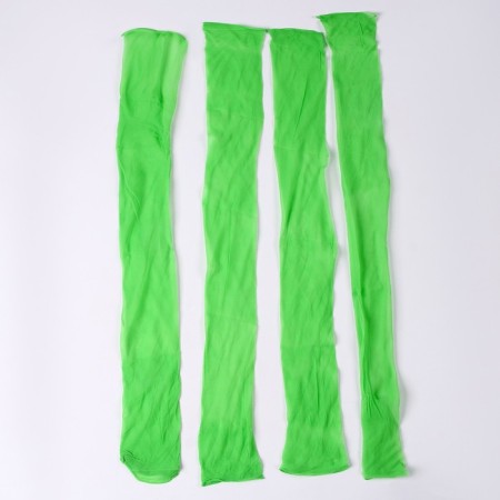 Kapron for dolls and flowers, set 4 pcs., Size 1 pc. - 45 × 6 cm, green color-2