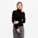 Female turtleneck, black color, size 44-46 (m)