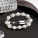 Halfish hair clip "Laurence" oval, 6 cm