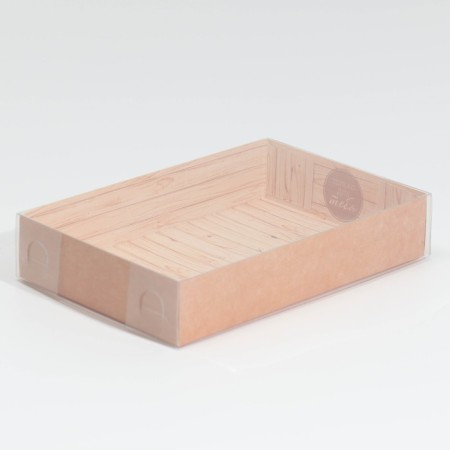 Confectionery packaging, boxing box with PVC lid, “only for you”, 17 x 12 x 3.5 cm