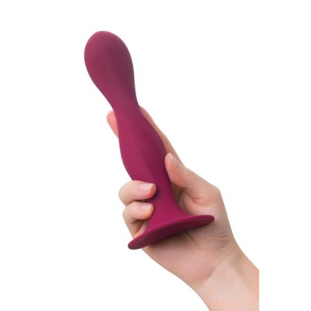 Satiffyer Double Ball-R phallimitator, 18 cm, silicone, red color-8