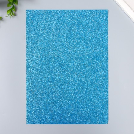 Soft color plastic with A4 sparkles, set 4 pcs-2