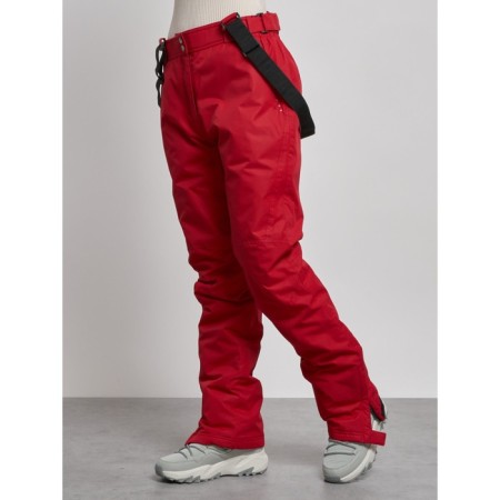 Semi -combinezone Ski Drapeted Women's, size 42, red color-8