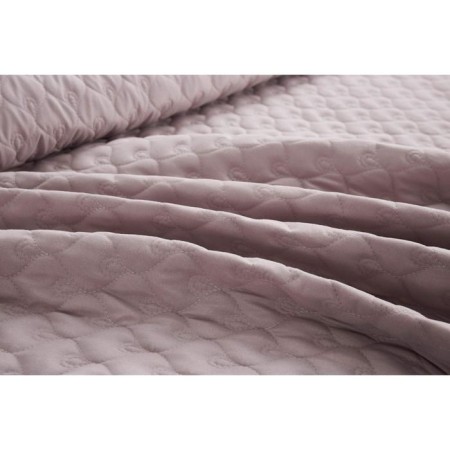 A set with a bedspread "Roxalan", size 160x220 cm, 50x70 cm, color tea rose-8