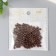 Glass beads 6/0 "gray-brown" 15 g