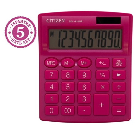 CITIZEN CITIZEN "SDC-810NR", 10-bit, 102 x 124 x 25 mm, double power, pink-1