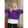 Female jumper, size 42, purple color