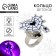 Children's ring with a spark on Halloween "Web", dimensionless.