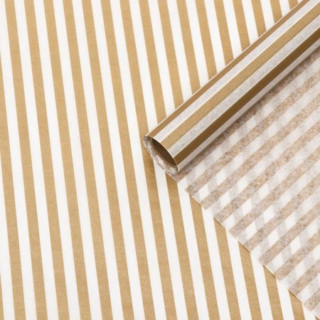 Siliconized "stripes", gold, for baking, 0.38 x 5 m 5 m-1