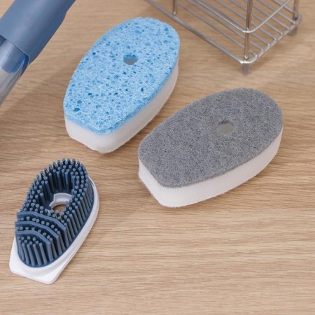 Raccoon Dishes “Practitioner”, Doster pen, 4 brushes, stic holder, blue color, blue-4