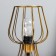 Freight's table lamp E27 40W gold 16x16x23cm Risalux