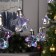 Garland "thread" 3 m with nozzles "Star light bulbs", IP20, transparent thread, 80 LED, glow of multi, 8 modes, 220 V