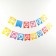 Paper garland on the film "Happy Birthday", balls