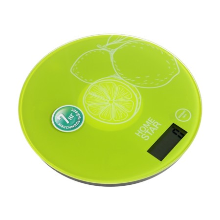 Libra Kitchen Homestar HS-3007S, electronic, up to 7 kg, picture "Lime"-1