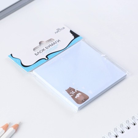 Block of paper with tear -off sheets "Mishka"-1