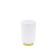 Alba glass, white/gold color