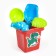 Set "Buckets, shoulder blades, molds": 5 toys for sandboxes, plastic, 14 x 25 cm, mix