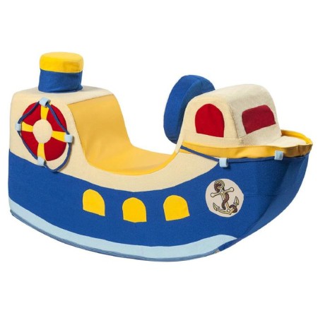 Children's rocking chair "Ship", blue color-1