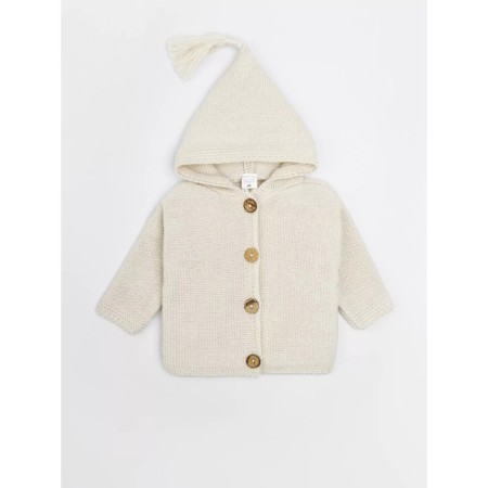 Sweater Children's Knitted Amarobaby Brush, height 86 cm, milk color-10