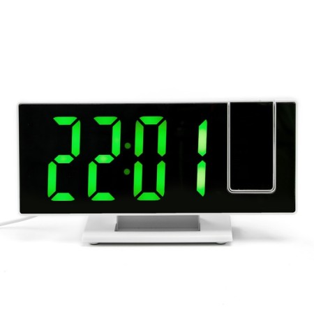 Clock - Electronic desk an alarm clock with a projection on the ceiling, thermometer, calendar, USB 9197734-2
