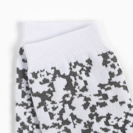 Women's socks minku "python" Color white/gray, rr 36-37 (23 cm)-1