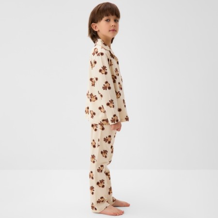 PAZHAMA Children's KAFTAN Cheburashka R.30 (98-104)-2