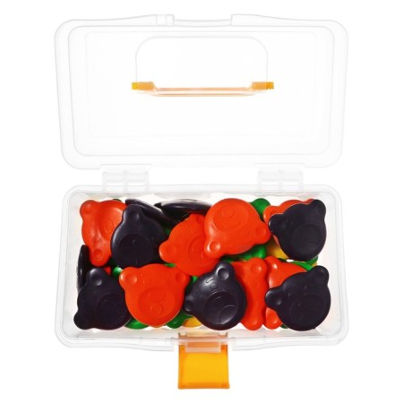 Loves wax 6 colors 48 pieces, carioca "Baby", curly, hypoallergenic, for kids, container-2