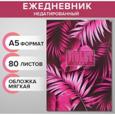 The diary of a non -stroke A5 80 sheets, a soft cover 