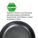 Fusion FP2201L pan, with a lid, anti -stick coating, d = 22 cm, black color