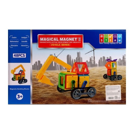 Magnetic designer "Magic Magnet", 48 parts-5