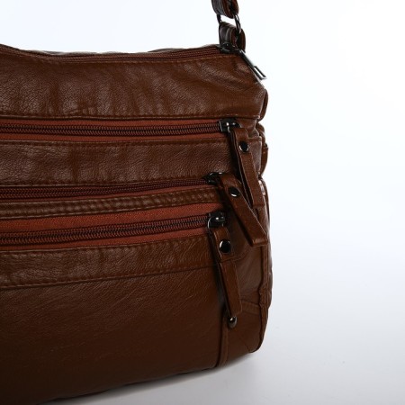 Love bag with lightning, brown color-3