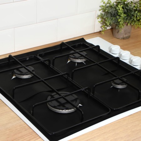 Protective coating for a gas stove, 4 pcs, Teflon, black color-1