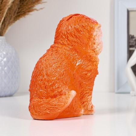 Piggy bank "Small kitten" red, 16x12cm-3