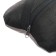 Car bone pillow, on a headrest, velor, gray, rhombus, 16 x 24 cm