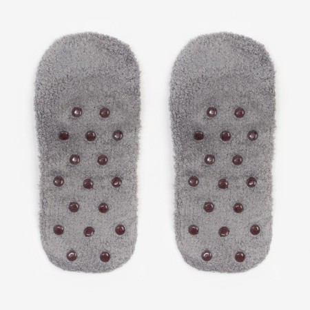 Non-slip socks, gray color, size 36-39-1