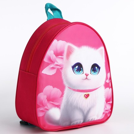 Gift set for a girl with a backpack "Fluffy cat"-4
