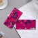 Money envelope "Congratulations!" Lilac background, 17x8 cm