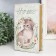 Safe Brush Tow to the leatherette "Gray kitten with flowers" 21x13x5 cm