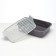 Toilet with a grid, 45x34x15 cm, gray