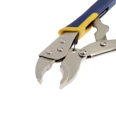 The clip of manual tundra, reinforced semicircular capture, with a latch, 2k handles, 175 mm-3