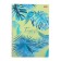 A4 notebook, 96 sheets in a cage on the crest "Tropical Leaves", covered Cardboard, OFSET block, mix