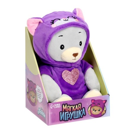 Soft toy "Bear Lappy - Kitten", 22 cm-1
